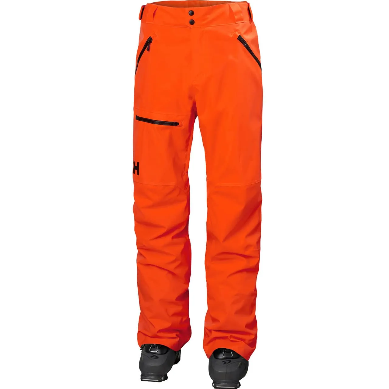 Men Ski Pants SOGN CARGO neon orange