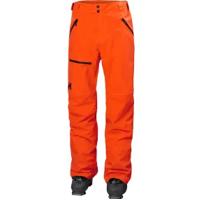 Men Ski Pants SOGN CARGO neon orange