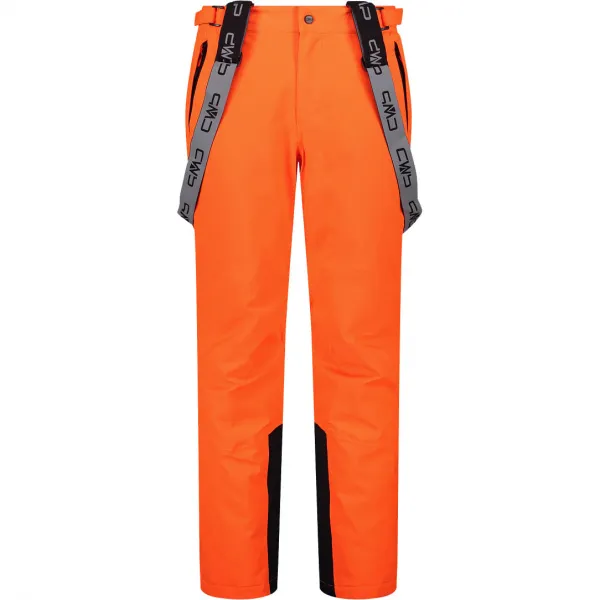 MEN SKI PANTS STRETCHNYLON FLAMINGO FLUO