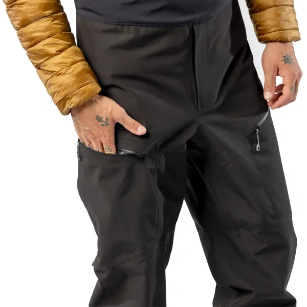 Men Ski Pants VERTIC Ripstop 3L black