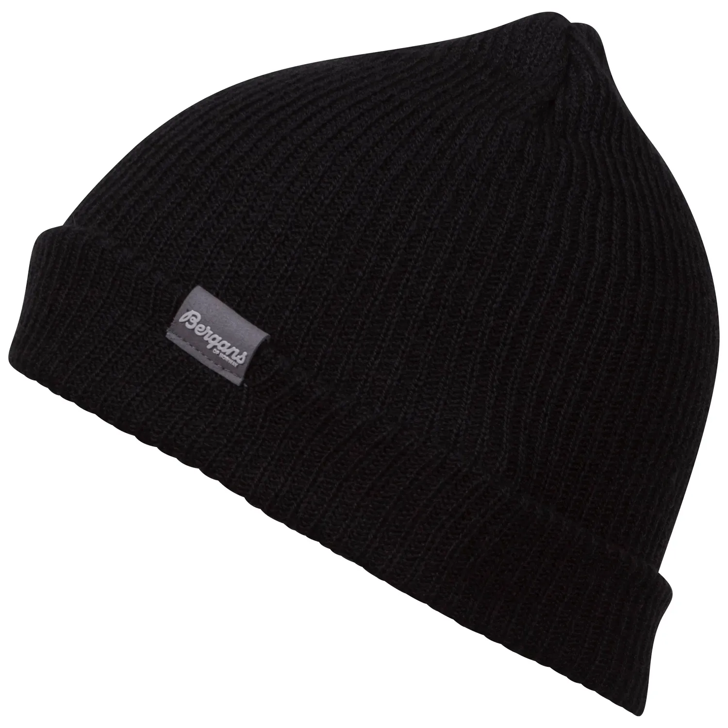 Muts Bergans Rib Beanie Black