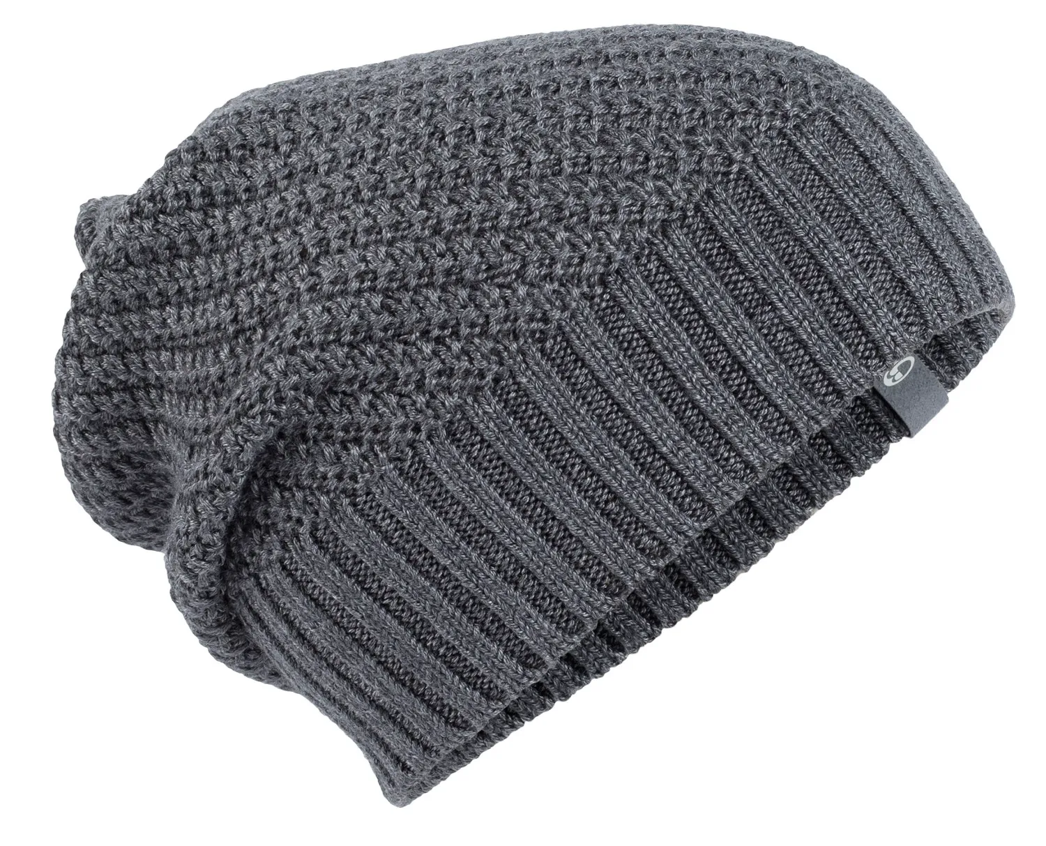 Muts Icebreaker Skyline Slouch Beanie Gritstone Heather