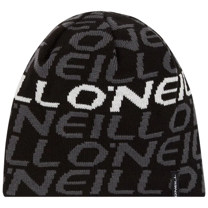 Muts O'Neill Men Banner Beanie Black Out