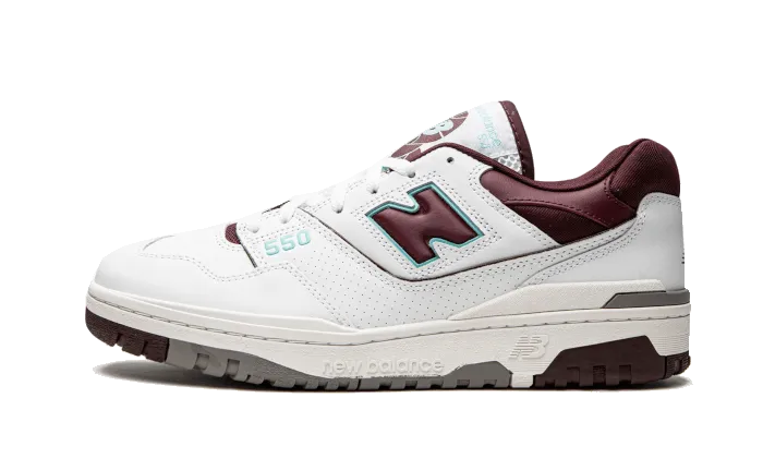 New Balance 550 Burgundy Cyaan