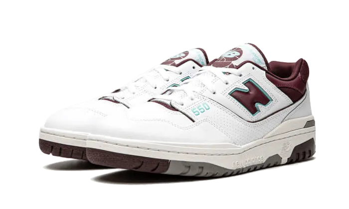 New Balance 550 Burgundy Cyaan