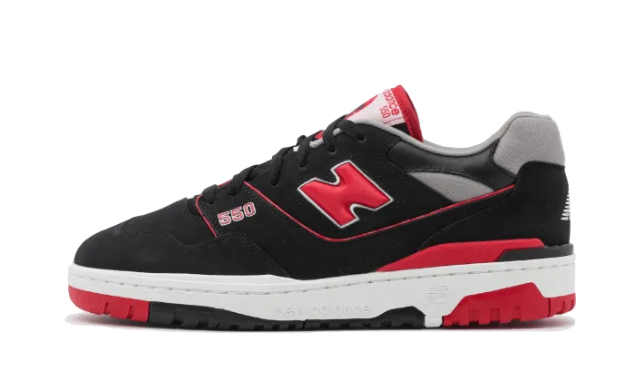 New Balance 550 Zwart Rood