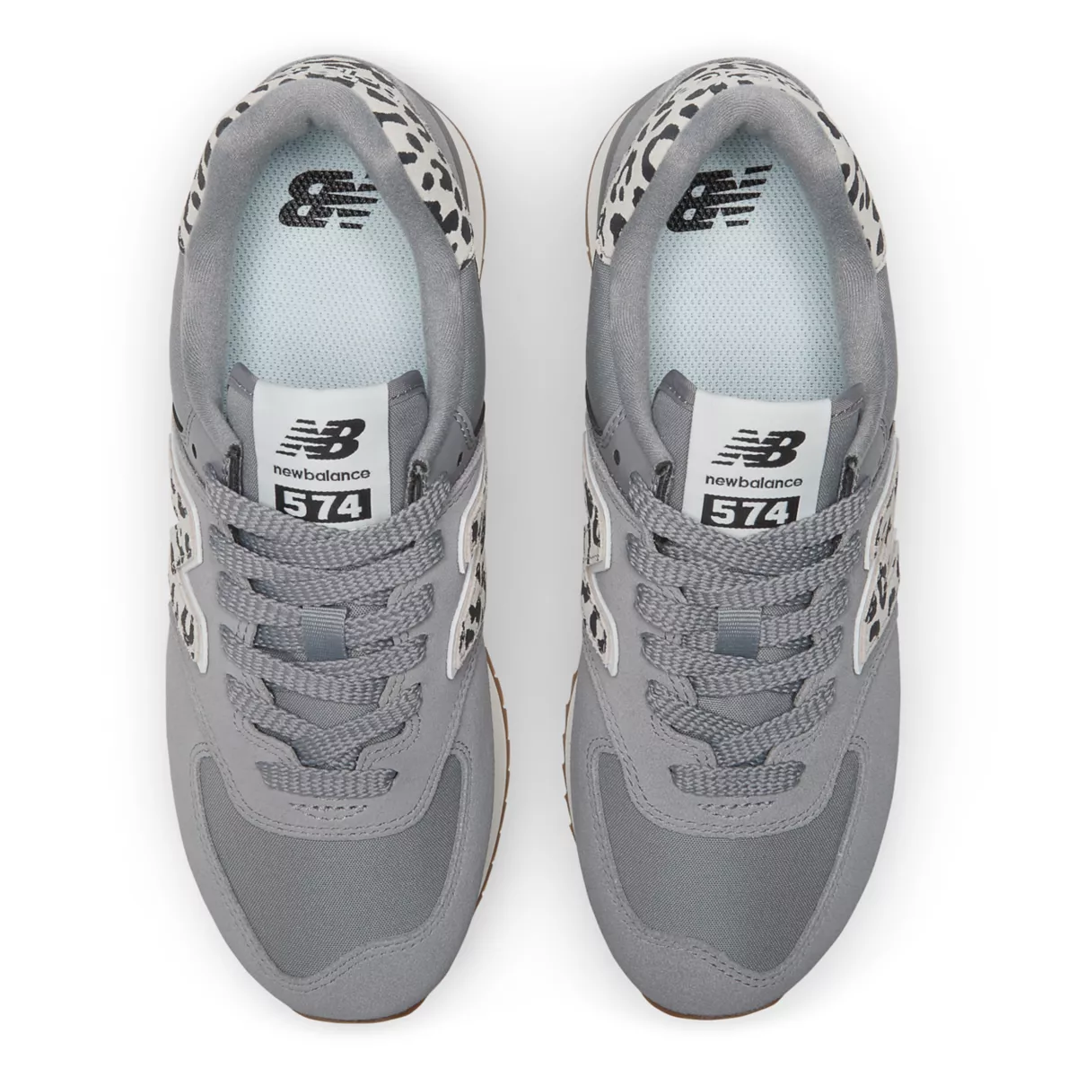 New Balance 574 Plus Shadow Grey Leopard Print (WL574ZDB)