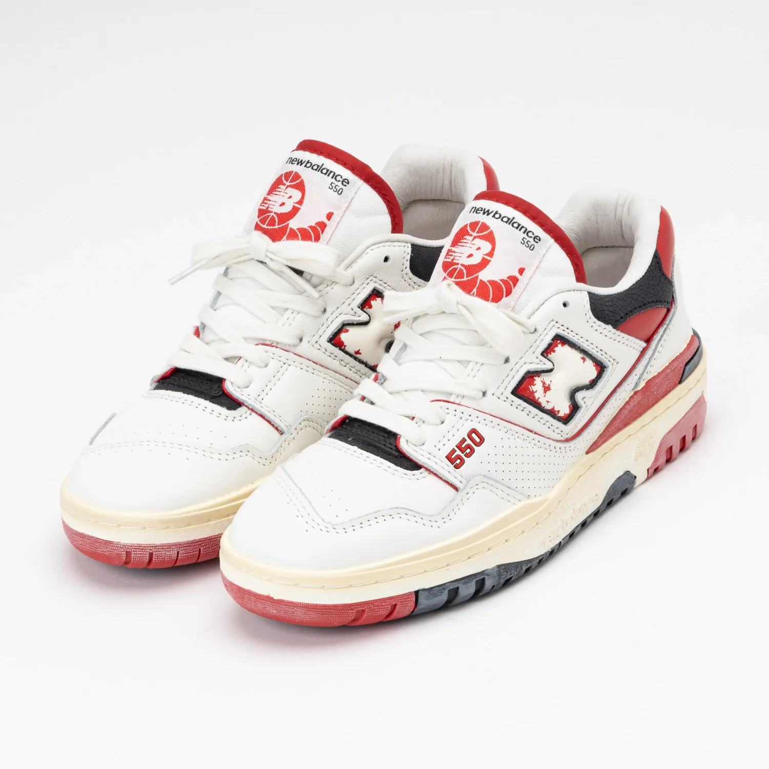 New Balance BB550VGA Sea Salt Team Red Black