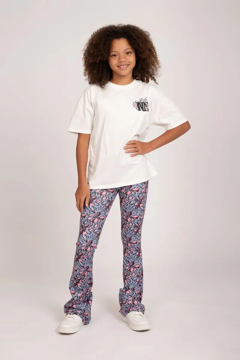 Nik & Nik Printed Flared Pants