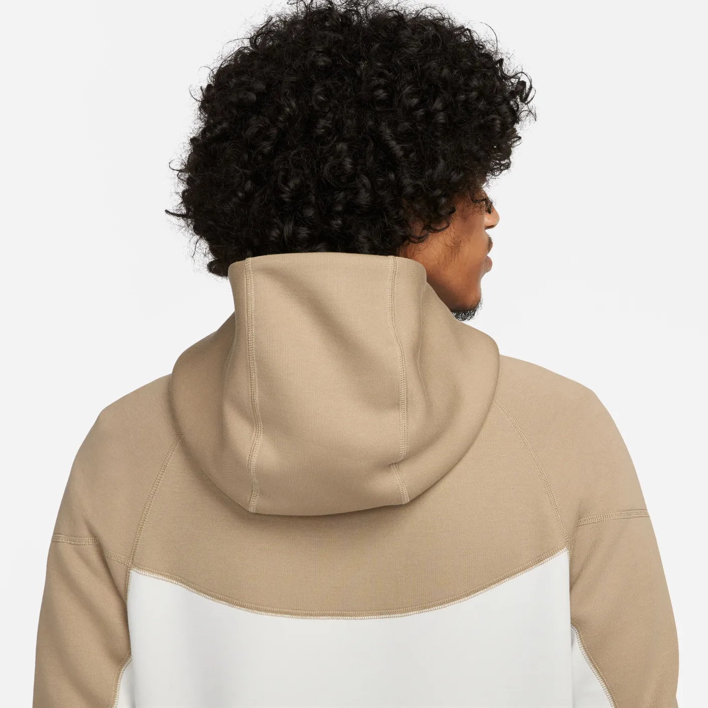 Nike Jacket Tech Fleece Wit / Beige Heren