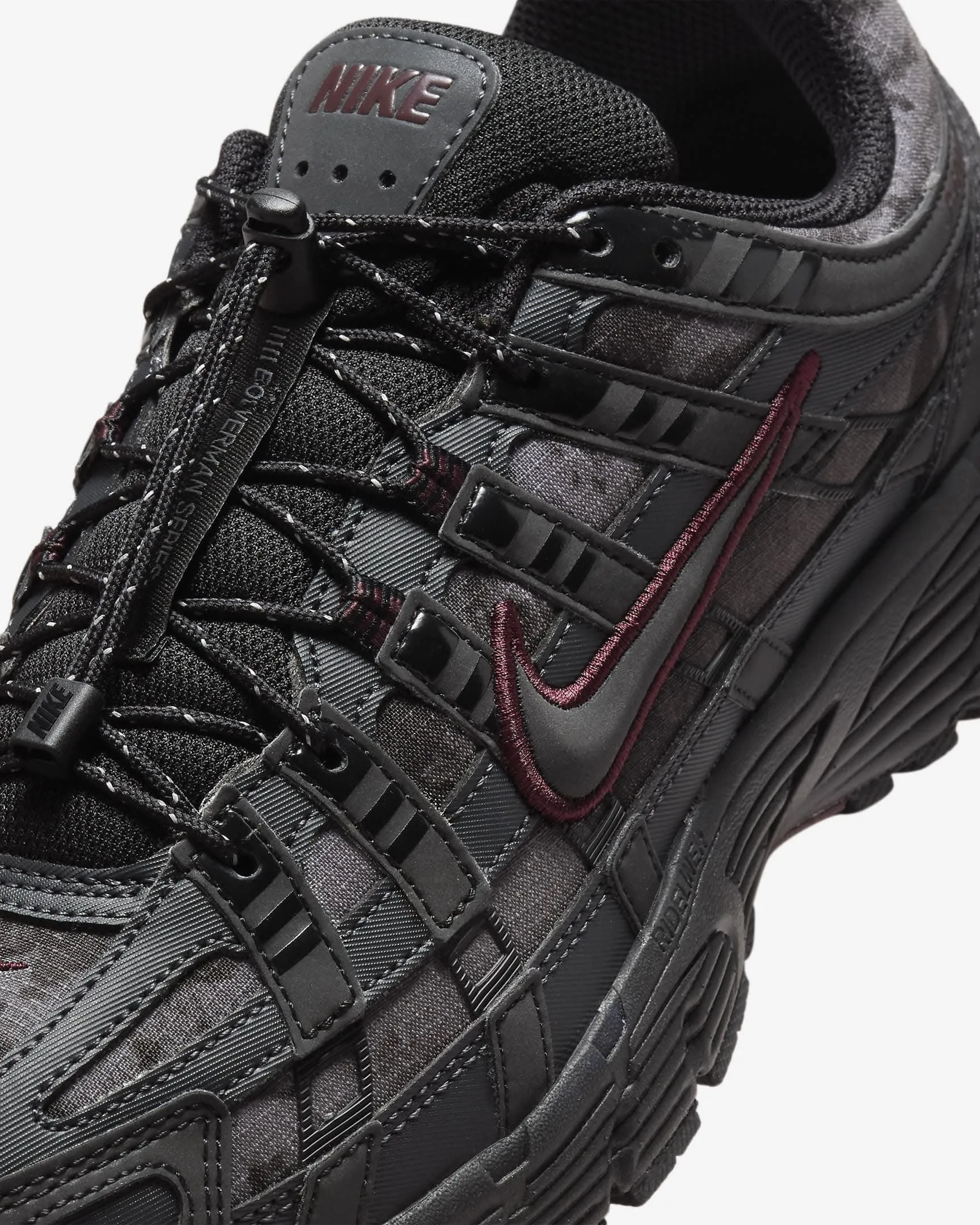 NIKE P6000 "BLACK BURGUNDY CRUSH"