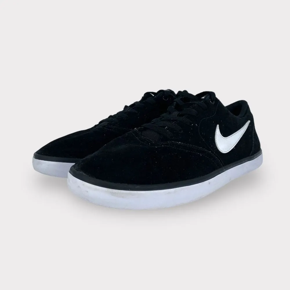 NIKE SB CHECK SOLARSOFT BLACK WHITE 