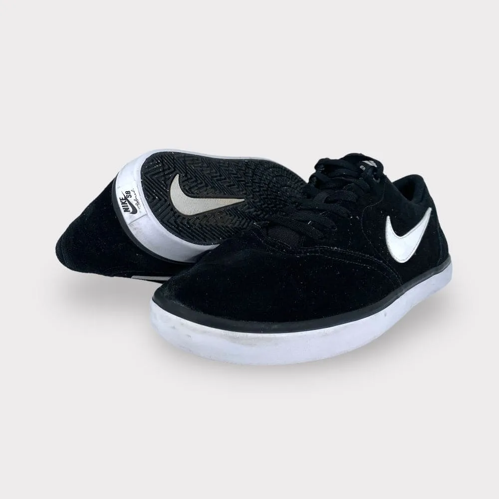 NIKE SB CHECK SOLARSOFT BLACK WHITE 