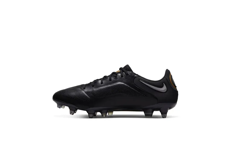 NIKE TIEMPO LEGEND 9 ELITE SGPRO AC VOETBALSCHOENEN ZWARRT/METALLIC GOLD