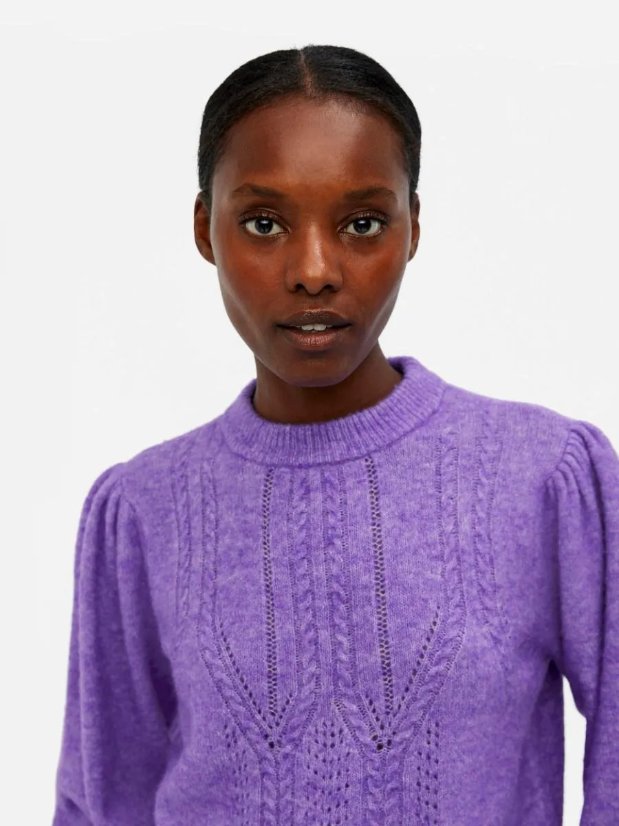 OBJECT23039647 OBJOPHELIA PULLOVER  ASTER PURPLE