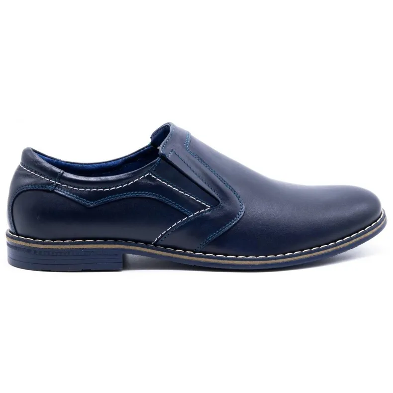 Olivier Elegante herenschoenen 283LU marineblauw