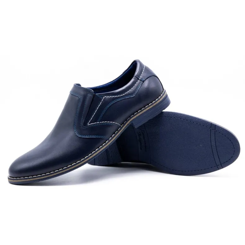 Olivier Elegante herenschoenen 283LU marineblauw