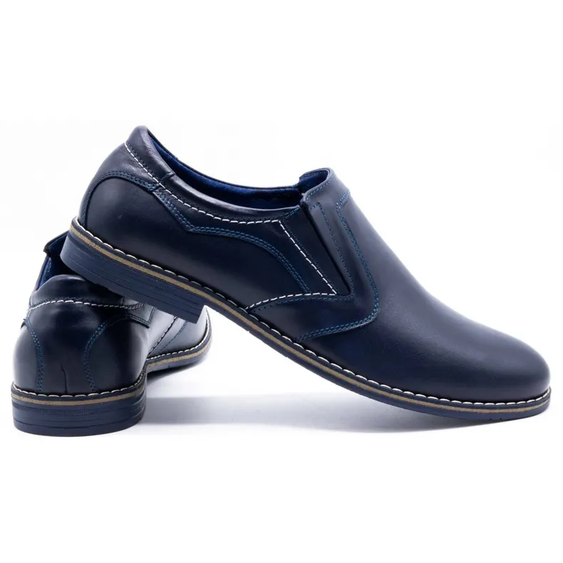 Olivier Elegante herenschoenen 283LU marineblauw