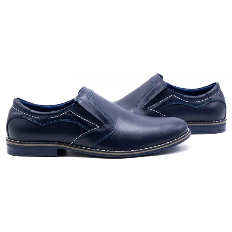 Olivier Elegante herenschoenen 283LU marineblauw