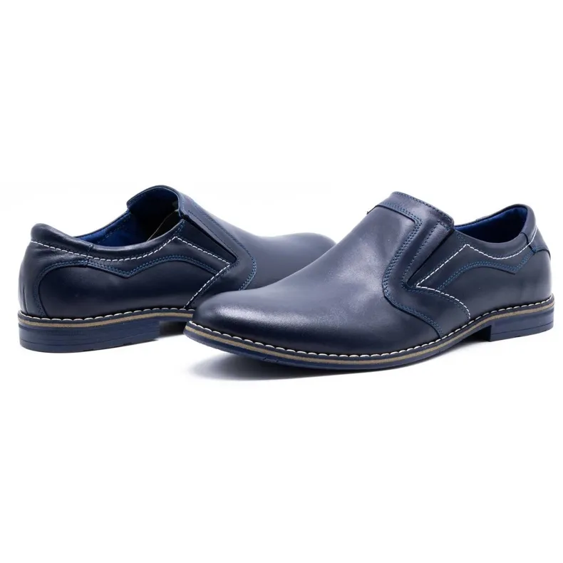 Olivier Elegante herenschoenen 283LU marineblauw