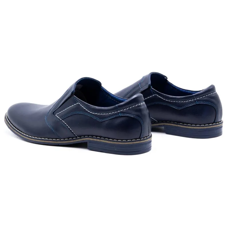 Olivier Elegante herenschoenen 283LU marineblauw