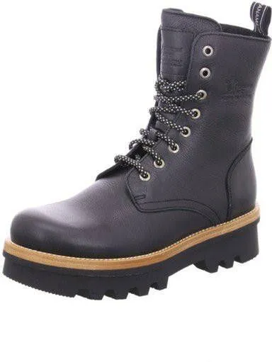 Panama Jack Miren B2 veterboots zwart Leer