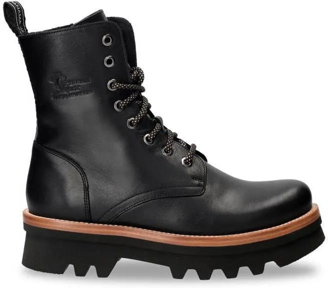 Panama Jack Miren B2 veterboots zwart Leer