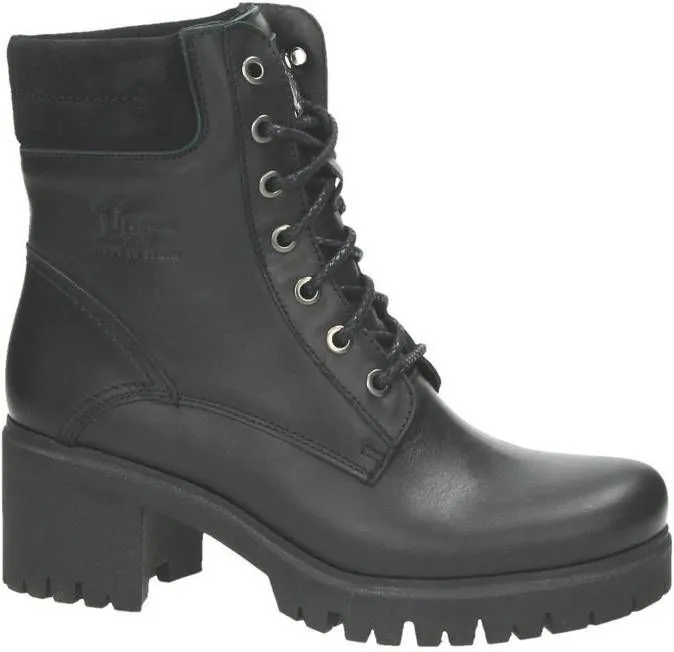 Panama Jack Phoebe veterboots zwart