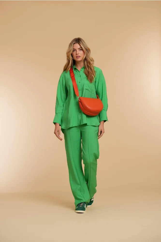 PANTALON MET OPRIJGNAAD 41201 20 530 green