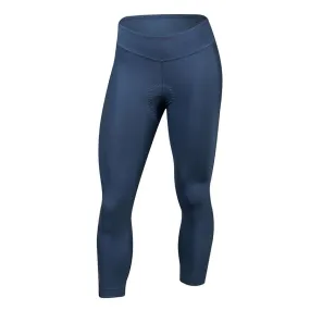 Pearl Izumi Sugar Crop Fietsbroek Lang Met Zeem en Zonder Bretels Donkerblauw Dame