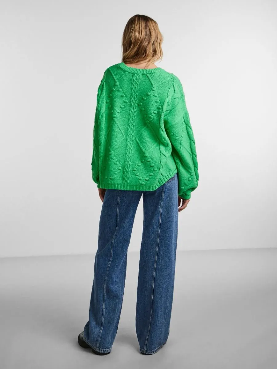 PIECES17126104 PCDONSI PULLOVER  IRISH GREEN