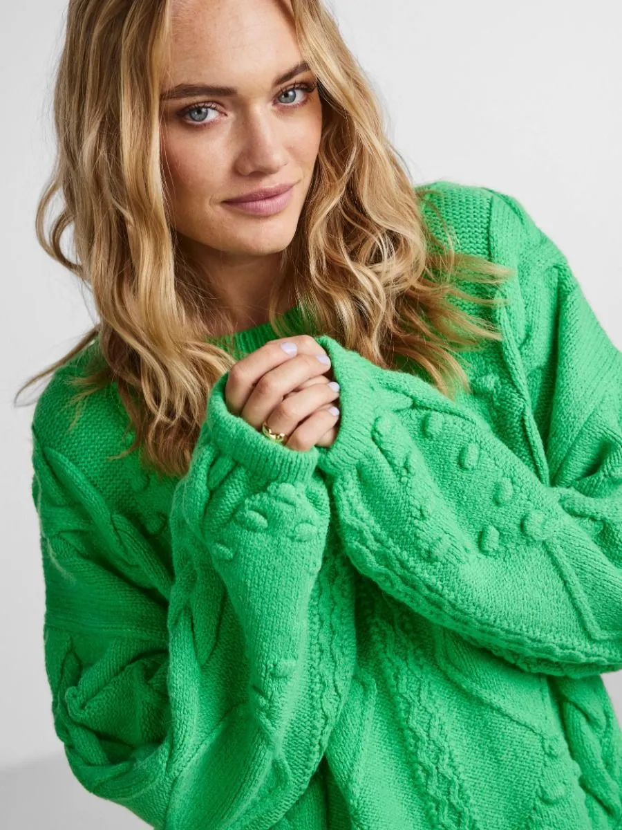 PIECES17126104 PCDONSI PULLOVER  IRISH GREEN