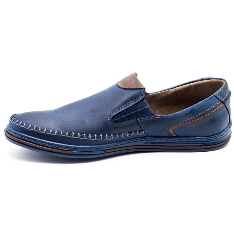 Polbut Herenschoenen loafers 09 marineblauw