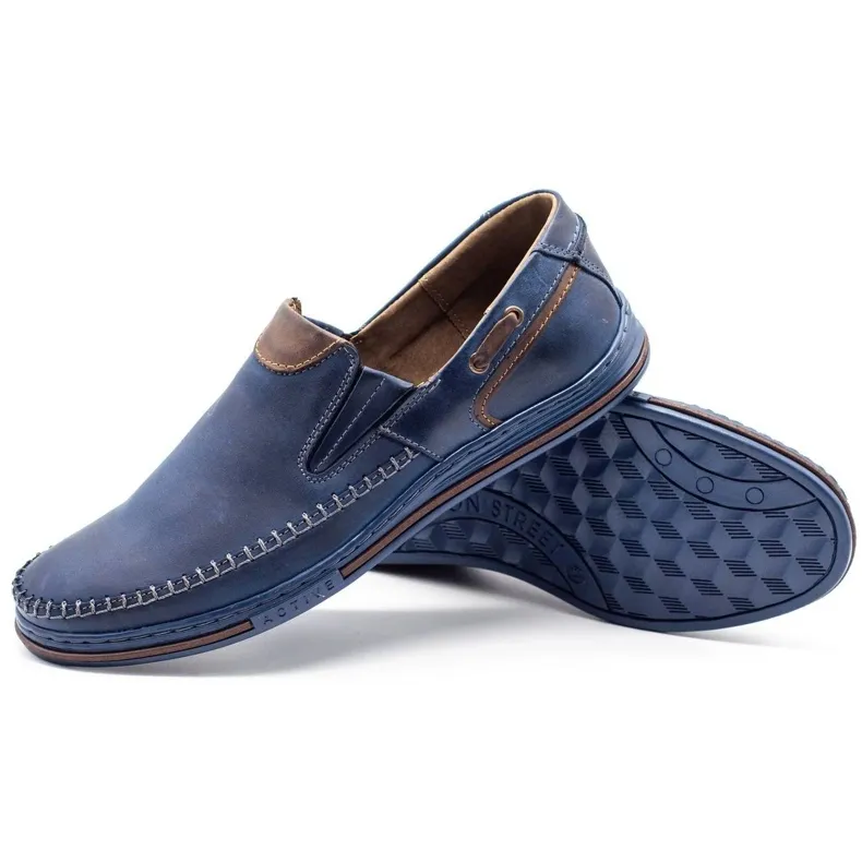 Polbut Herenschoenen loafers 09 marineblauw