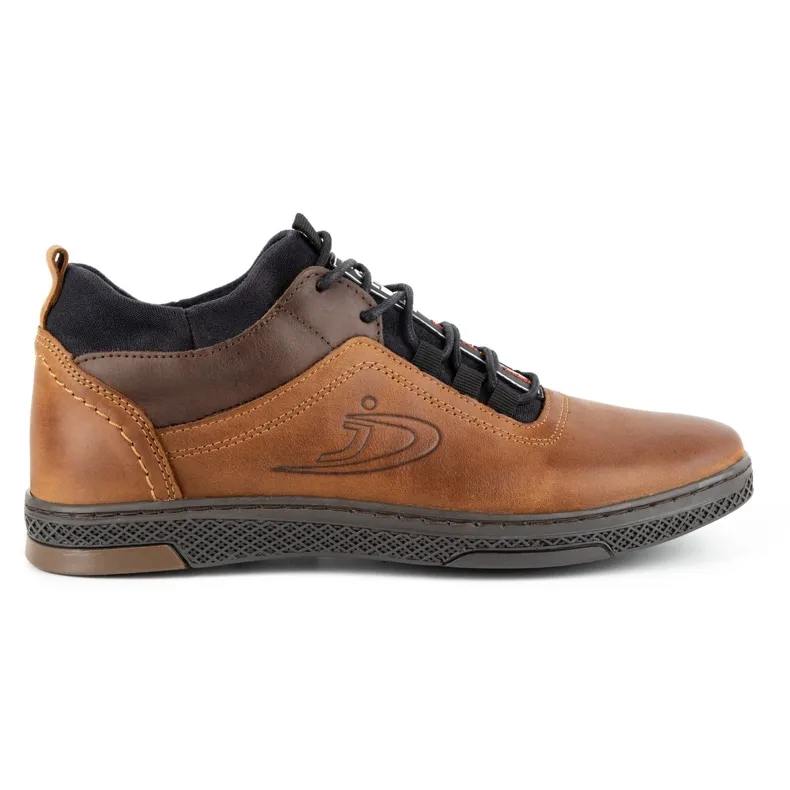 Polbut K27F camel winter herenschoenen bruin