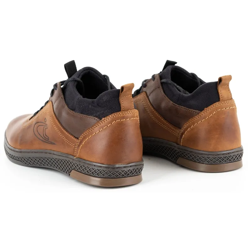 Polbut K27F camel winter herenschoenen bruin