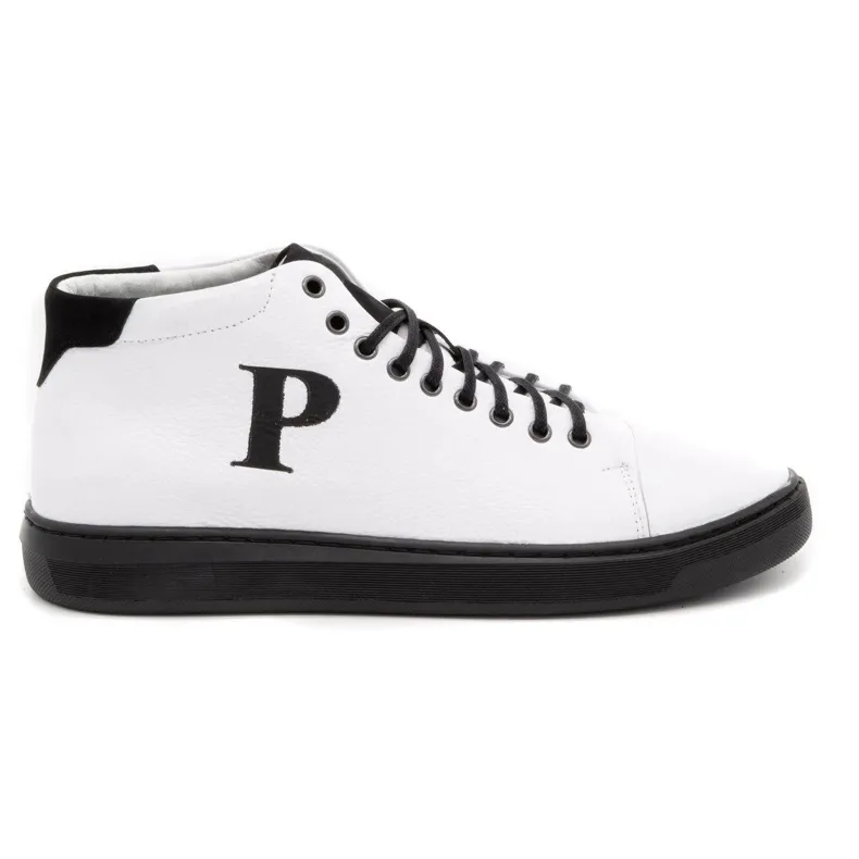 Polbut Leren herenschoenen 2110sw wit