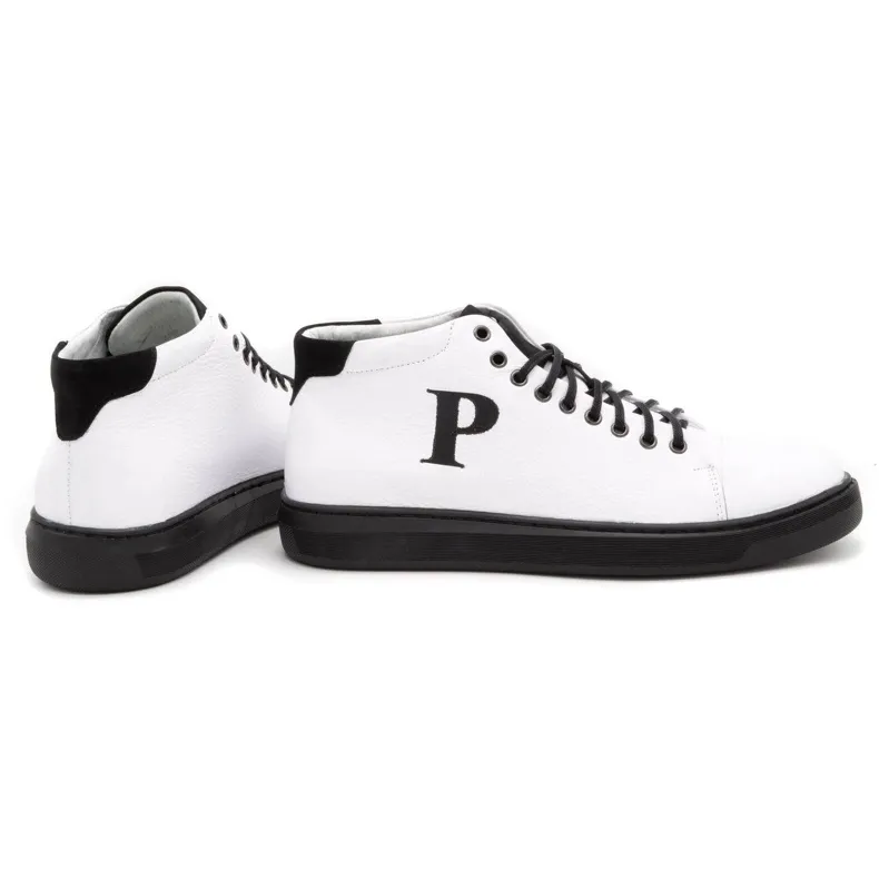 Polbut Leren herenschoenen 2110sw wit