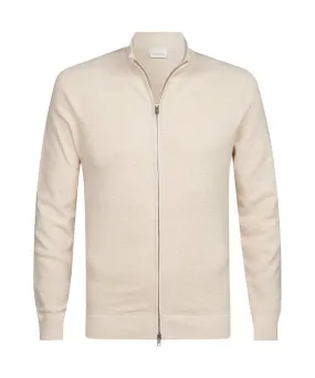 Profuomo cardigan full zip off white
