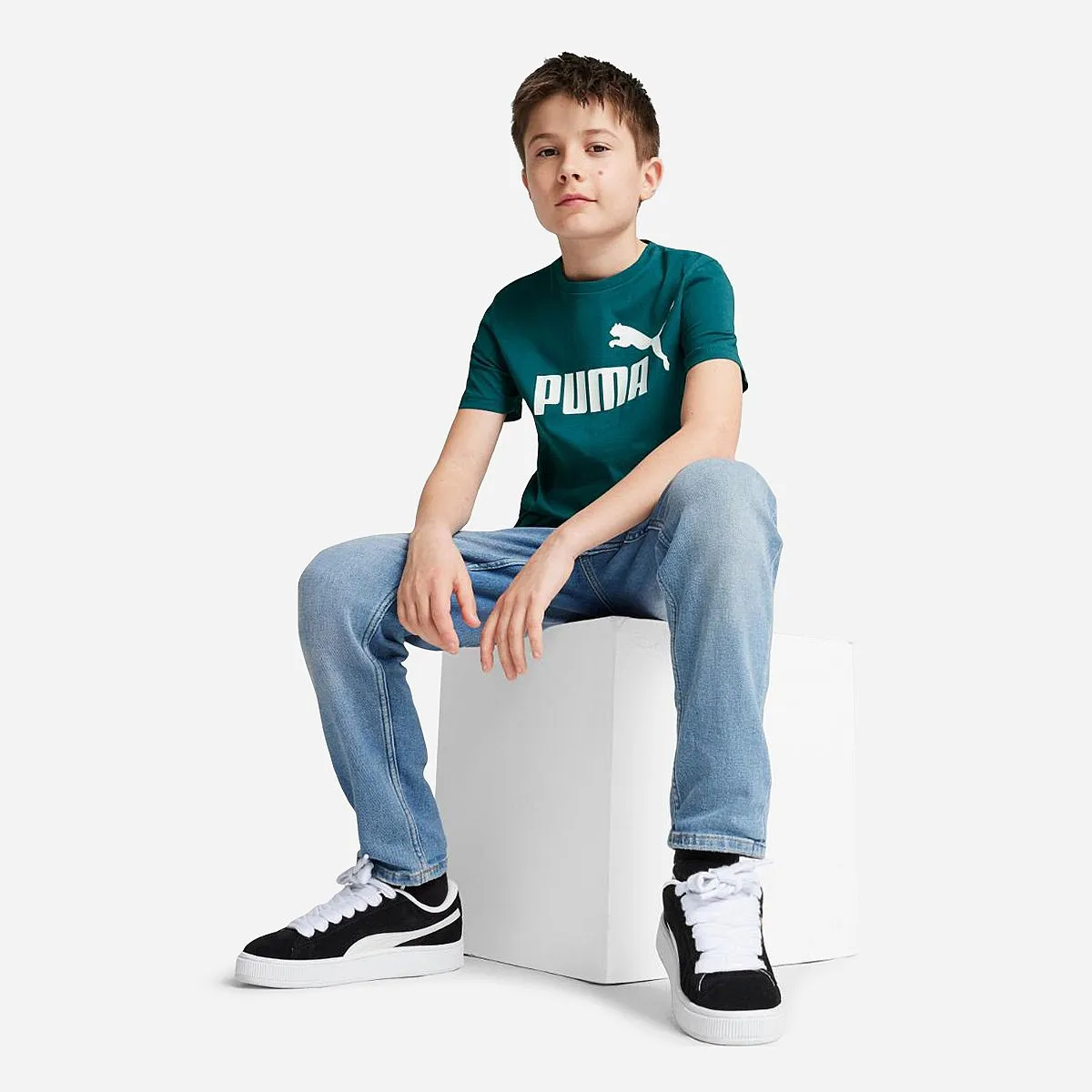 PUMA ESSENTIALS LOGO TSHIRT JUNIOR