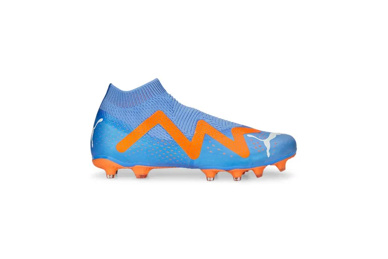 PUMA FUTURE MATCH CREATE FG/AG VOETBALSCHOENEN BLUE GLIMMERPUMA WHITEULTRA ORANGE HEREN