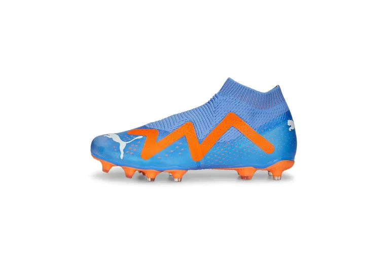 PUMA FUTURE MATCH CREATE FG/AG VOETBALSCHOENEN BLUE GLIMMERPUMA WHITEULTRA ORANGE HEREN