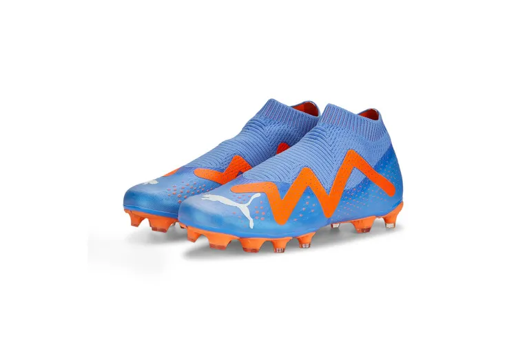 PUMA FUTURE MATCH CREATE FG/AG VOETBALSCHOENEN BLUE GLIMMERPUMA WHITEULTRA ORANGE HEREN