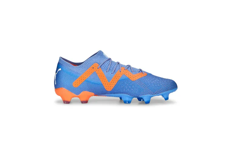 PUMA FUTURE ULTIMATE FG/AG VOETBALSCHOENEN BLUE GLIMMERPUMA WHITEULTRA ORANGE HEREN