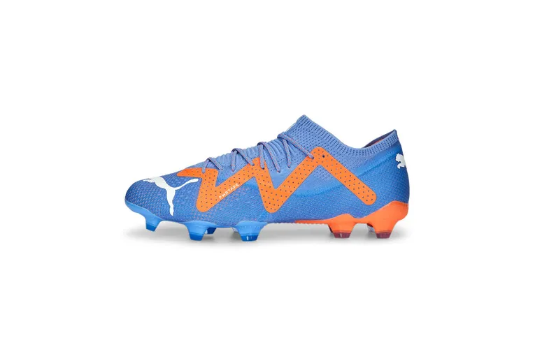 PUMA FUTURE ULTIMATE FG/AG VOETBALSCHOENEN BLUE GLIMMERPUMA WHITEULTRA ORANGE HEREN