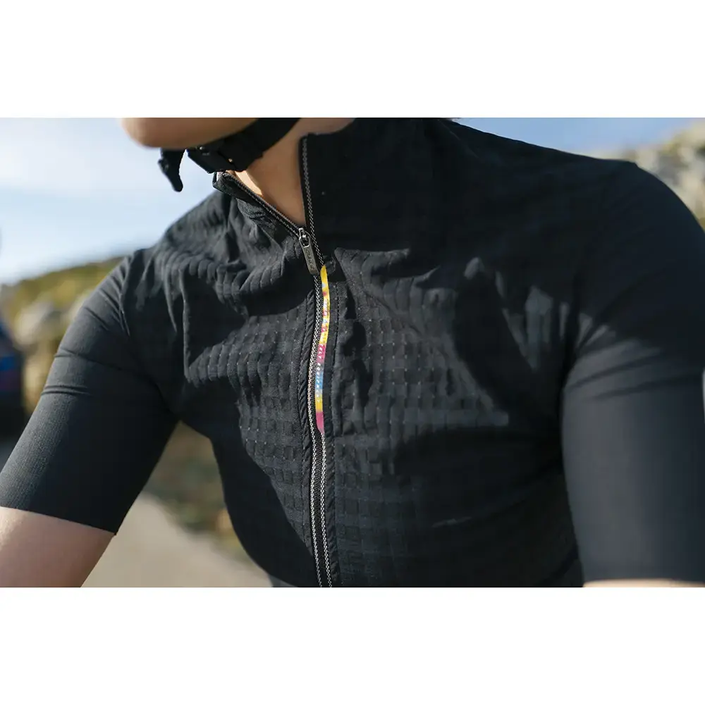 Q36.5 Clima Fietsshirt Korte Mouwen Zwart Heren