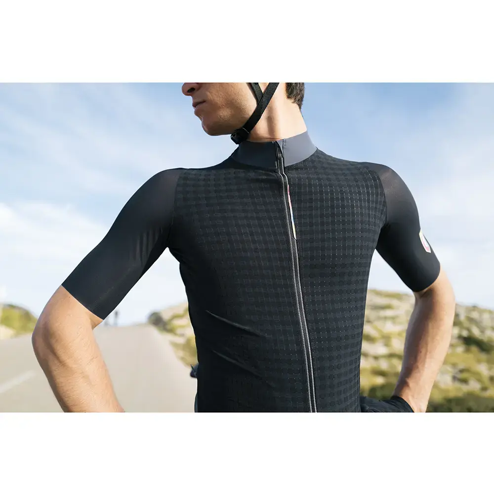 Q36.5 Clima Fietsshirt Korte Mouwen Zwart Heren