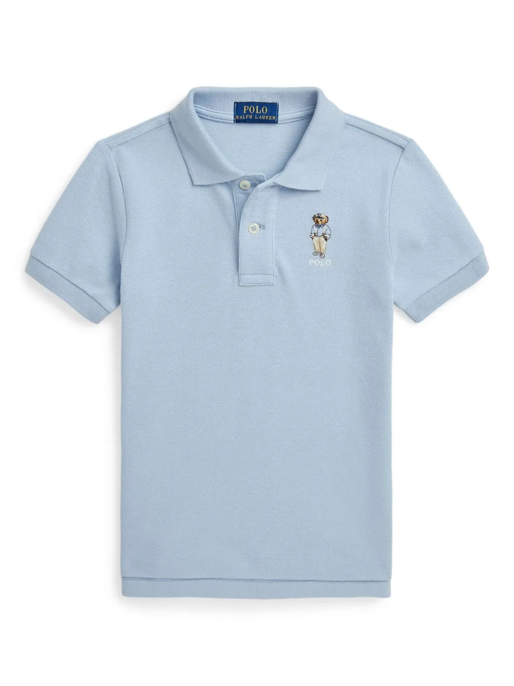 Ralph Lauren Kids Poloshirt met borduurwerk Blauw