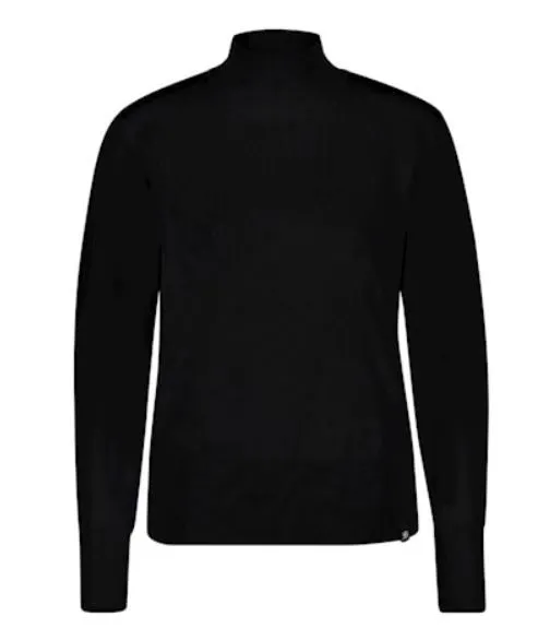 RED BUTTONSRB3093 PULLOVER MET TURTLENECK  ZWART