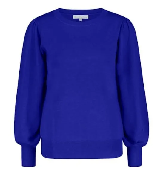 RED BUTTONSRB3921 SWEET PUFF SLEEVE PULLOVER  COBALT